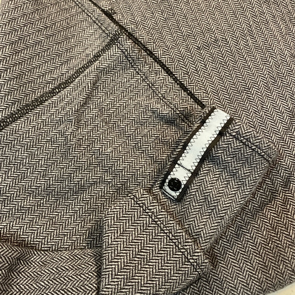 Lululemon Vinyasa Scarf Wrap Mini Check Pique Black Pique herringbone grey snap - Picture 2 of 2